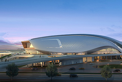 寧波奧體中心項目游泳館、體育館、綜合訓練館幕墻（含金屬屋面）工程施工